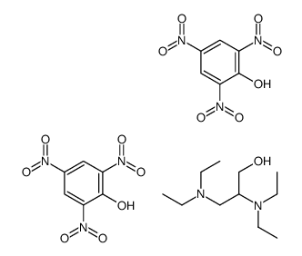 2,3-bis(diethylamino)propan-1-ol,2,4,6-trinitrophenol结构式