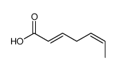 hepta-2,5-dienoic acid结构式