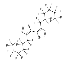 3-(1,1,2,2,3,3,4,4,5,5,6,6,6-tridecafluorohexyl)-2-[3-(1,1,2,2,3,3,4,4,5,5,6,6,6-tridecafluorohexyl)thiophen-2-yl]thiophene Structure