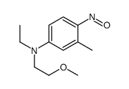 N-ethyl-N-(2-methoxyethyl)-4-nitroso-m-toluidine结构式