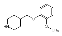 4-[(2-methoxyphenoxy)methyl]piperidine Structure