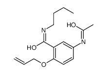 5-(Acetylamino)-2-(allyloxy)-N-butylbenzamide Structure