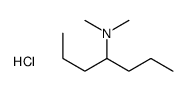 heptan-4-yl(dimethyl)azanium,chloride Structure