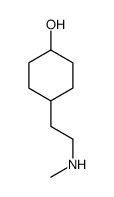 4-(2-Methylaminoethyl)cyclohexanol结构式