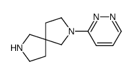 2-pyridazin-3-yl-2,7-diazaspiro[4.4]nonane Structure