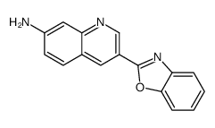 3-(1,3-benzoxazol-2-yl)quinolin-7-amine Structure