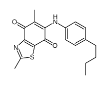 6-(4-butylanilino)-2,5-dimethyl-1,3-benzothiazole-4,7-dione Structure