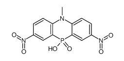 5-methyl-2,8-dinitro-10-oxo-5,10-dihydro-10λ5-phenophosphazin-10-ol Structure