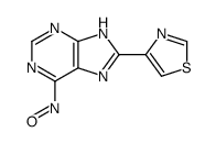 4-(6-nitroso-7H-purin-8-yl)-1,3-thiazole Structure