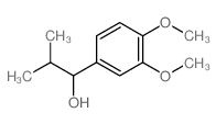 BENZYL ALCOHOL, 3,4-DIMETHOXY-alpha-ISOPROPYL-结构式