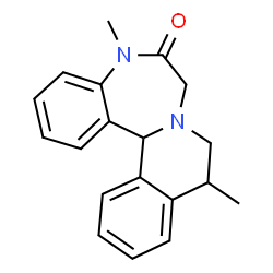 5,9,10,14b-Tetrahydro-5,10-dimethylisoquino[2,1-d][1,4]benzodiazepin-6(7H)-one picture