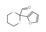 1,3-Dithiane-2-carboxaldehyde,2-(2-furanyl)- Structure