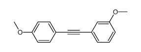 4-(3'-methoxyphenylethynyl)anisole Structure