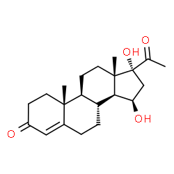 15,17-dihydroxyprogesterone结构式