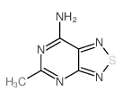 [1,2,5]Thiadiazolo[3,4-d]pyrimidin-7-amine, 5-methyl- Structure