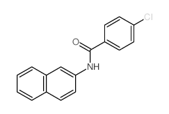 4-chloro-N-naphthalen-2-yl-benzamide Structure