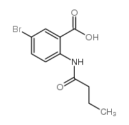 5-BROMO-2-BUTYRAMIDOBENZOIC ACID structure