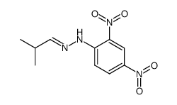 1-(2-methylpropylidene)-2-(2,4-dinitrophenyl)hydrazine Structure