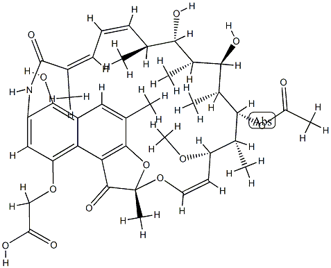 4-O-(Carboxymethyl)-8-deoxyrifamycin Structure