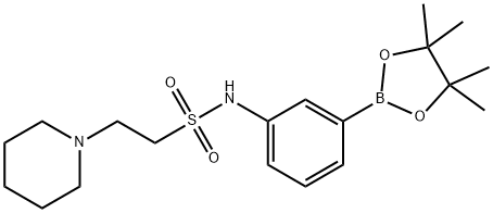 3-(哌啶-1-基乙基磺酰氨基)苯硼酸频哪醇酯图片