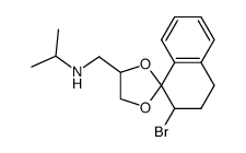 N-((2-bromo-3,4-dihydro-2H-spiro[naphthalene-1,2'-[1,3]dioxolan]-4'-yl)methyl)propan-2-amine Structure