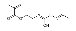 2-Propenoic acid, 2-methyl-, 2-(1-methylpropylidene)aminooxycarbonylaminoethyl ester结构式