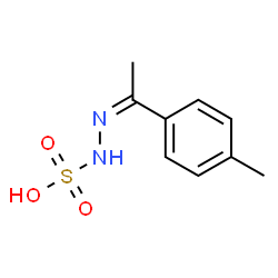 Hydrazinesulfonic acid, [1-(4-methylphenyl)ethylidene]- (9CI) structure