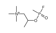 2-[fluoro(methyl)phosphoryl]oxypropyl-trimethylazanium结构式