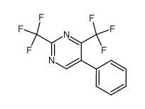 5-phenyl-2,4-bis(trifluoromethyl)pyrimidine结构式