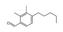 Benzaldehyde, 2,3-dimethyl-4-pentyl- (9CI) Structure