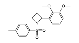 2-(2,3-dimethoxyphenyl)-1-(4-methylphenyl)sulfonylazetidine Structure