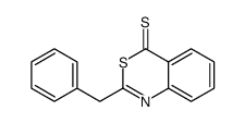 2-benzyl-3,1-benzothiazine-4-thione结构式