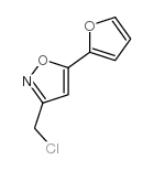 3-(CHLOROMETHYL)-5-(2-FURYL)ISOXAZOLE Structure