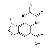 1-methyl-6-(oxaloamino)indole-5-carboxylic acid Structure