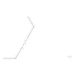 dimethylbis[2-(oleoyloxy)ethyl]ammonium methyl phosphonate structure