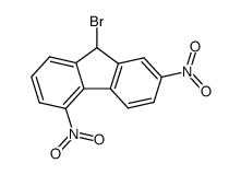 9-bromo-2,5-dinitro-fluorene Structure