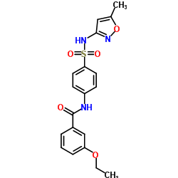 3-Ethoxy-N-{4-[(5-methyl-1,2-oxazol-3-yl)sulfamoyl]phenyl}benzamide Structure