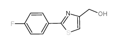 (2-(4-FLUOROPHENYL)THIAZOL-4-YL)METHANOL structure