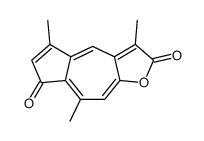 1,5,8-trimethylazuleno[6,5-b]furan-2,6-dione Structure