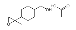 acetic acid,[4-(2-methyloxiran-2-yl)cyclohexyl]methanol结构式