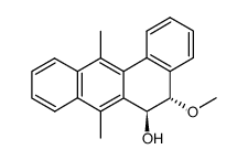 (5S,6S)-5-methoxy-7,12-dimethyl-5,6-dihydrotetraphen-6-ol结构式