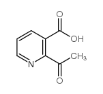 2-乙酰基烟酸结构式