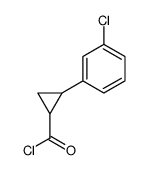 Cyclopropanecarbonyl chloride, 2-(m-chlorophenyl)- (7CI) picture