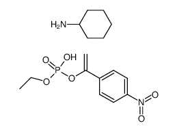 cyclohexylammonium α-(p-nitrophenyl)vinyl ethyl phosphate Structure