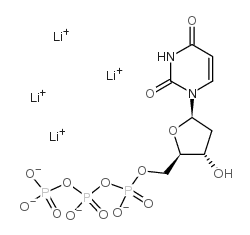 2'-DEOXYURIDINE 5'-TRIPHOSPHATE TETRALITHIUM SALT structure