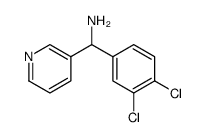 3-Pyridinemethanamine, α-(3,4-dichlorophenyl)结构式