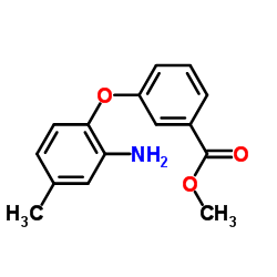 Methyl 3-(2-amino-4-methylphenoxy)benzoate Structure