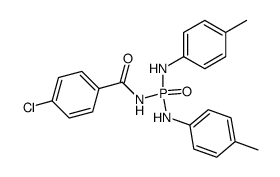 4-Chlor-benzoesaeure-<(di-p-toluidino-phosphono)-amid> Structure