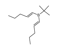 tert.Butyl-di-penten-(1)-yl-(1)-boran结构式