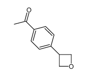 1-[4-(oxetan-3-yl)phenyl]ethanone Structure